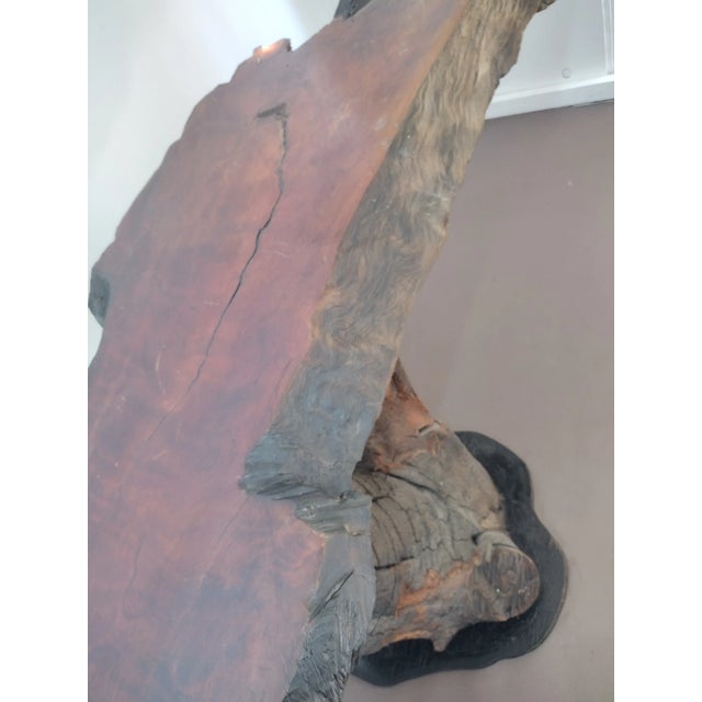 1960s Log Console Table For Sale - Image 10 of 13