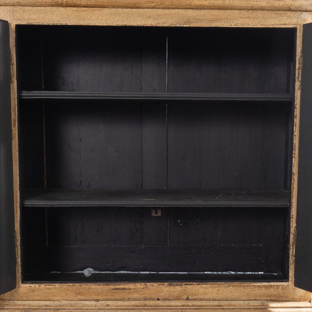 19th C. Swedish Secretary With Vitrine Library in Original Paint For Sale In Wichita - Image 6 of 12