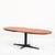 Mid-Century Modern Vintage Dining Table with Extension in Iron and Teak attributed to Roche Bobois, France, 1965 For Sale - Image 3 of 13