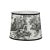 This black and white oval lamp shade features a sleek and modern design, making it a versatile addition to any décor...
