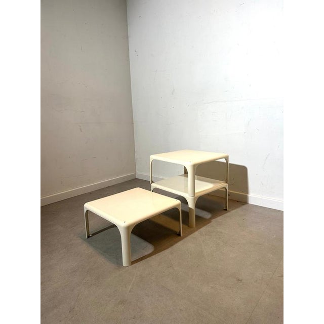 Demetrio 45 Side Tables by Vico Magistretti for Artemide, Italy, Set of 3 For Sale - Image 6 of 6