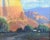Silvio Silvestri, Listed Artist Southwestern Canyon Landscape Painting Including the Antiqued Gold Wood Frame For Sale In Los Angeles - Image 6 of 12