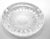 Mid 20th Century Vintage Cut Crystal Clear Glass Ashtray Monogrammed For Sale - Image 5 of 13