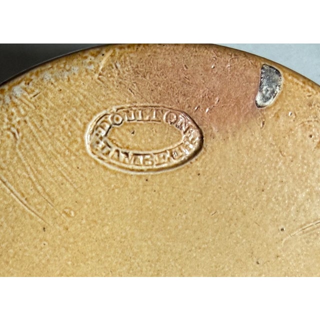 Share Antique Doulton Lambeth Sterling Silver Stoneware Pottery Tobacco Jar Humidor For Sale - Image 9 of 12