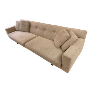 1950s Vintage Edward Wormley for Dunbar Oatmeal Sofa For Sale