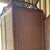 Vintage Wicker Wardrobe with Decorative Detailing For Sale - Image 10 of 11