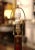 Brown Mid-Century French Leather Faux Book Table Lamp With Shade For Sale - Image 8 of 10