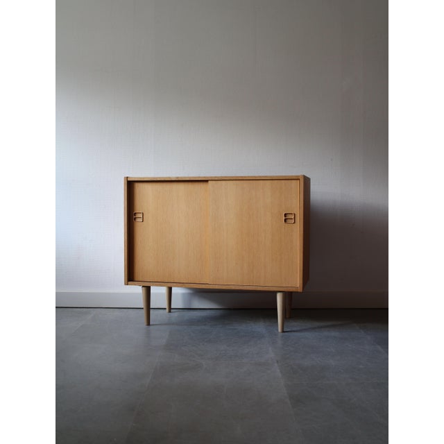 Wood Vintage Danish Sideboard in Oak, 1960s For Sale - Image 7 of 7