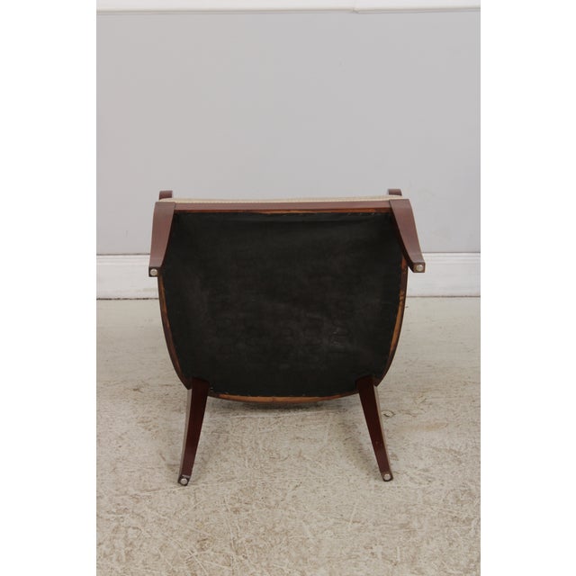 Set of 8 Kindel Neoclassical Mahogany Dining Room Chairs For Sale - Image 18 of 18