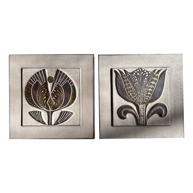 Ceramic Wall Reliefs by Ceramano, Germany, 1970s, Set of 2 For Sale