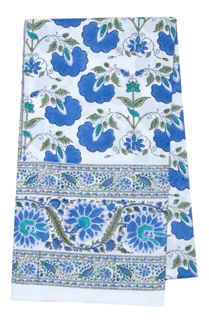 Janvi Tablecloth, 8-seat table - Blue