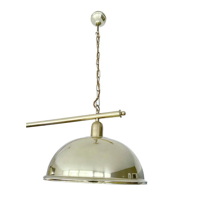 Large Vintage Pendant Light in Brass from Honsel, 1960s For Sale - Image 11 of 18