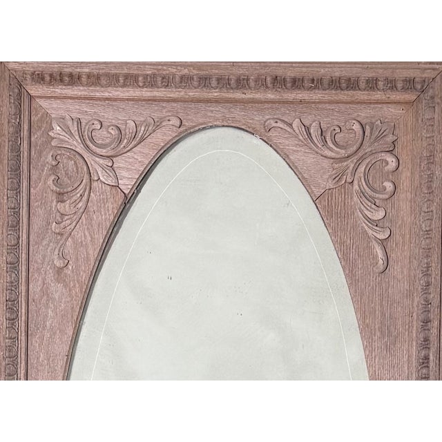 Antique Victorian Beveled Glass Exterior Door For Sale - Image 4 of 4