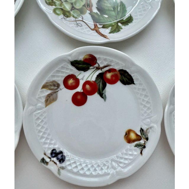 1990s Louis Lourioux, Berry Haute Porcelaine Plates - Set of 6 For Sale In New York - Image 6 of 18