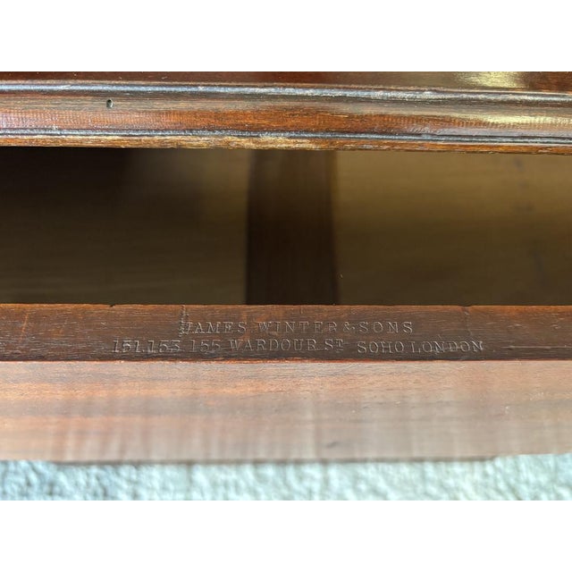 Wood Antique Victorian Mahogany Three-Door Bookcase, 1880 For Sale - Image 7 of 10