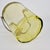 Glass Mid-Century Modern Green Glass Ice Bucket with Metal Tongs For Sale - Image 7 of 8