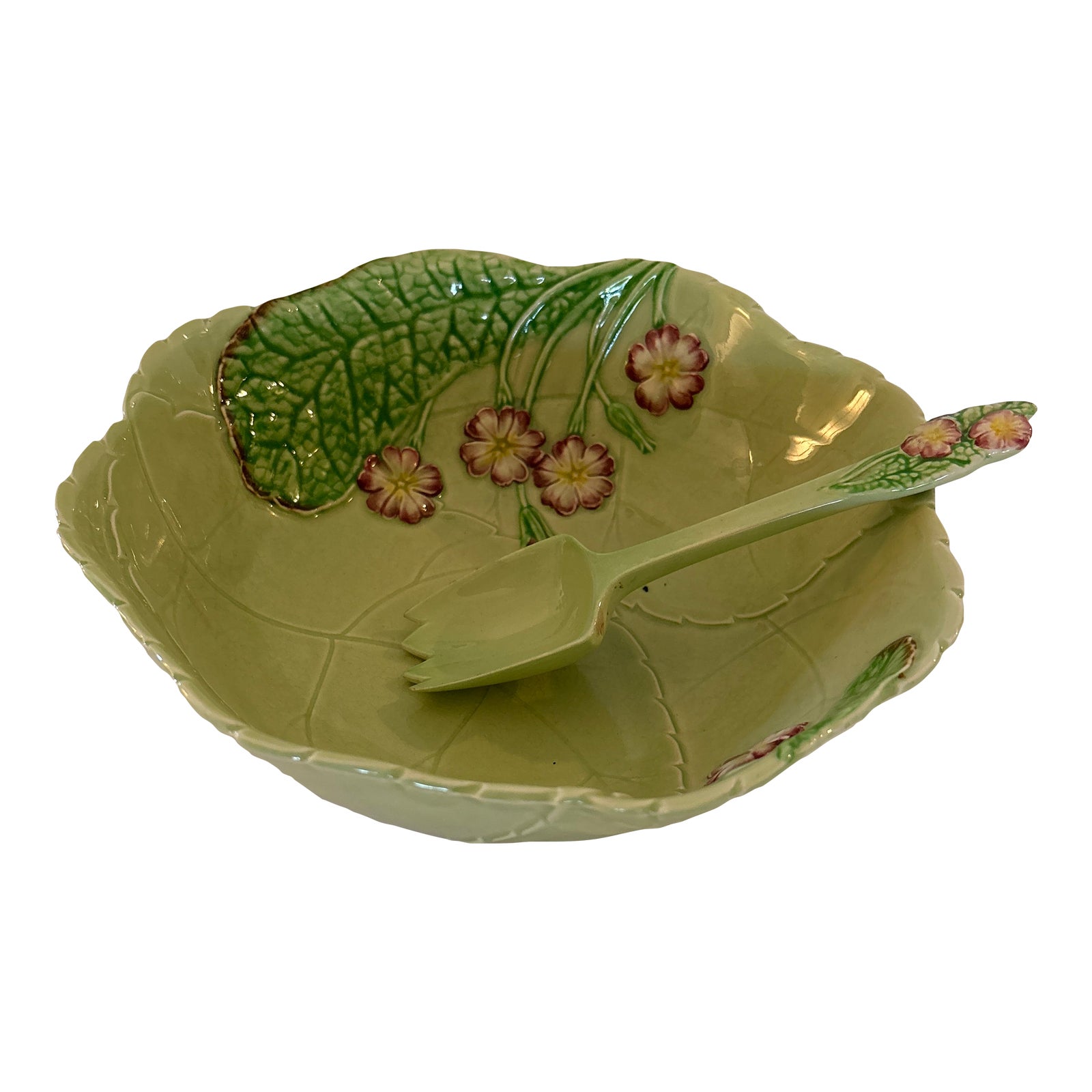 Vintage CarltonWare Serving Bowl in Wild Rose Pattern With Matching ...