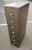 1930s Art Metal Industrial 7-Drawer Vertical File Cabinet For Sale - Image 5 of 13