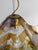 Metal Large Murano Glass and Brass Chandelier from La Murrina, 1970s For Sale - Image 7 of 16