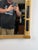 Gold Massachusetts Federal Giltwood & Ebonized Pier Mirror With Fruit Basket, c.1820 For Sale - Image 8 of 12