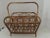 Wood 1950’s Rattan Magazine Rack For Sale - Image 7 of 7