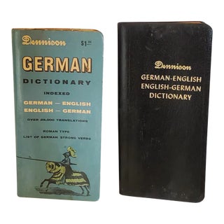 1950s Pocket German - English Dictionary, Vintage For Sale