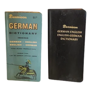 Mid-Century Pocket German - English Dictionary, Vintage