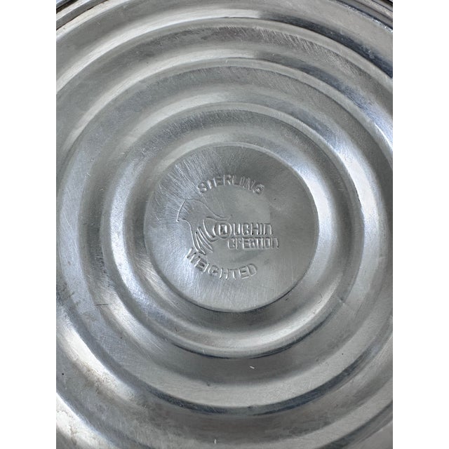 Metal A Pair Duchin Creation Weighted Sterling Candle Holders For Sale - Image 7 of 7