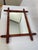 Early 1900s Antique French Faux Bamboo Turned Wood Wall Mirror For Sale - Image 6 of 18