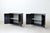 1960s Pair of Black Lacquered Cabinets For Sale - Image 4 of 7