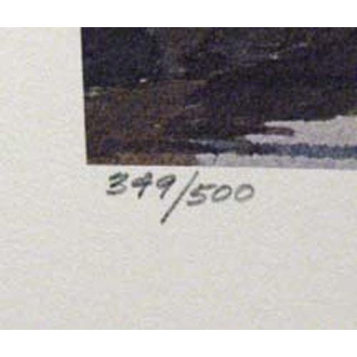 "Hercules" by Pete Peterson Hand Signed, Titled and Numbered by the artist Limited Edition Offset Lithograph Art Print...