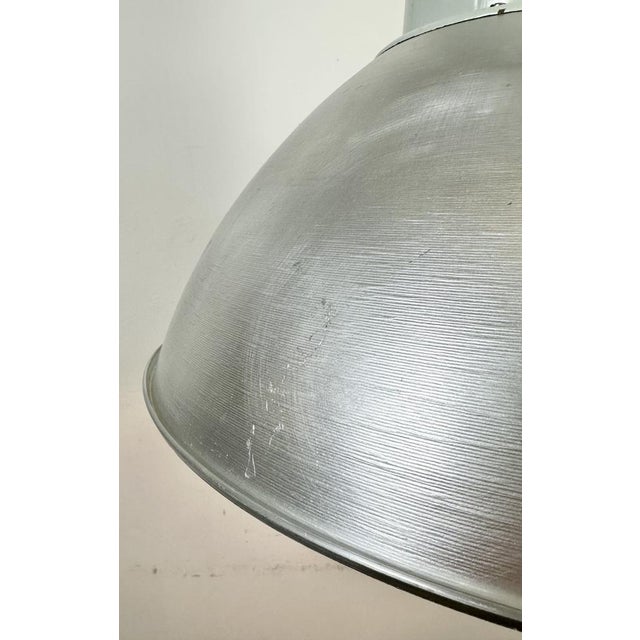 Large Industrial Aluminium Pendant Light from Elektrosvit, 1960s For Sale - Image 10 of 18