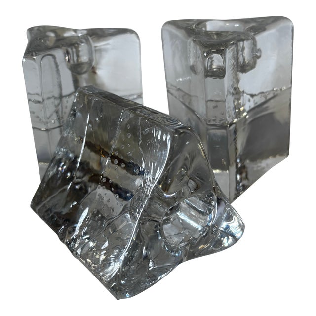 1960s Trio of Litalla Arkipelego Candle Holders For Sale