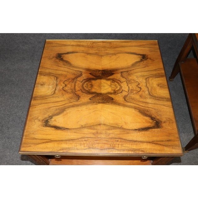 Pair of Baker Furniture Company Rosewood Directoire End Tables For Sale - Image 10 of 14