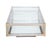 Large Italian Modern Rectangular Cocktail or Coffee Low Table of Chrome and Brass For Sale In Austin - Image 6 of 15