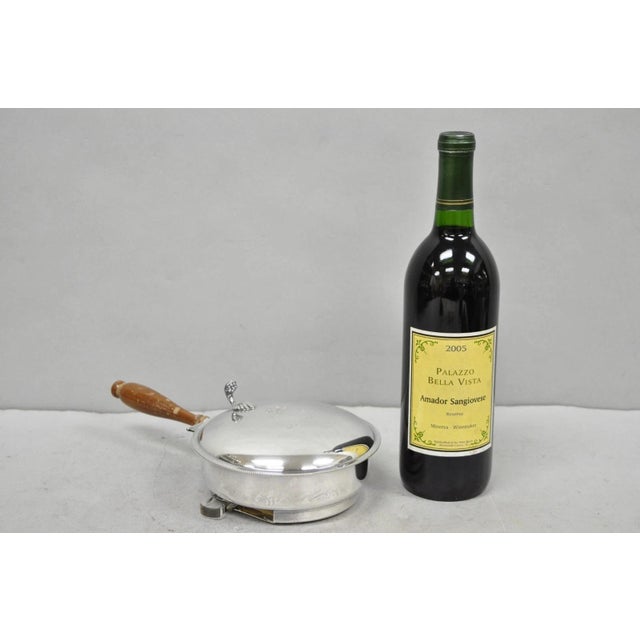 Vintage Sheffield Co Silver Plated Hinged Lid "Horse" Silent Butler W/ Broom For Sale - Image 18 of 18