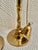 Brass Early 20th Century Solid Brass Candlestick Holders With Attached Brass Snuffers For Sale - Image 8 of 10