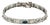 1930's 14k White Gold Synthetic Sapphire and Diamond Filigree Bracelet For Sale