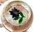 American Antique 19c New England Glass Company Poinsettia Paperweight For Sale - Image 3 of 3