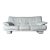 Natuzzi Italian Postmodern White Leather Sofa For Sale
