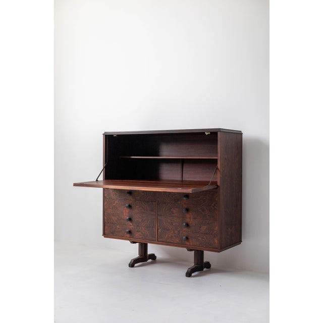 1960s Mid-Century Secretary Cabinet, Italy, 1960s For Sale - Image 5 of 8