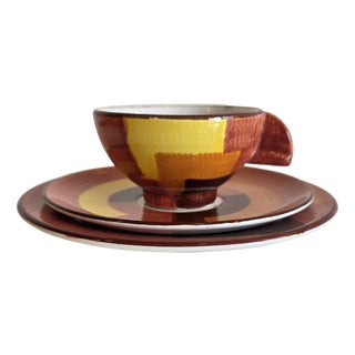 Coffee Set by Eva Stricker-Zeisel for Schramberg, 1920s, Set of 3 For Sale