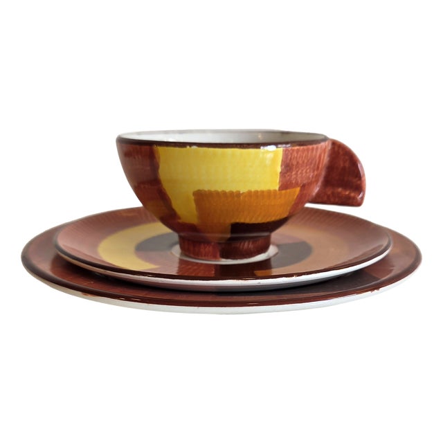 Coffee Set by Eva Stricker-Zeisel for Schramberg, 1920s, Set of 3 For Sale