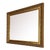 1980s Gold Beveled Wooden Mirror For Sale