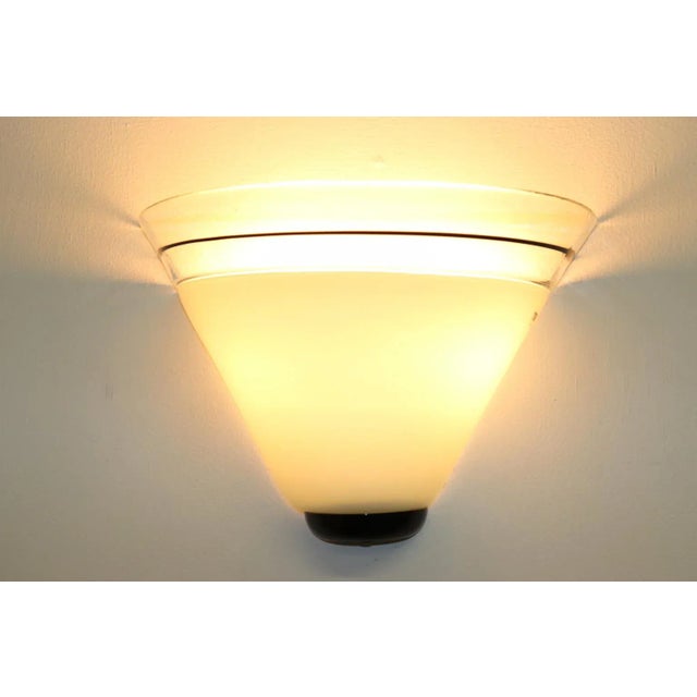 Mid-Century Modern Mid-Century Modern Murano Glass Wall Lamp For Sale - Image 3 of 13