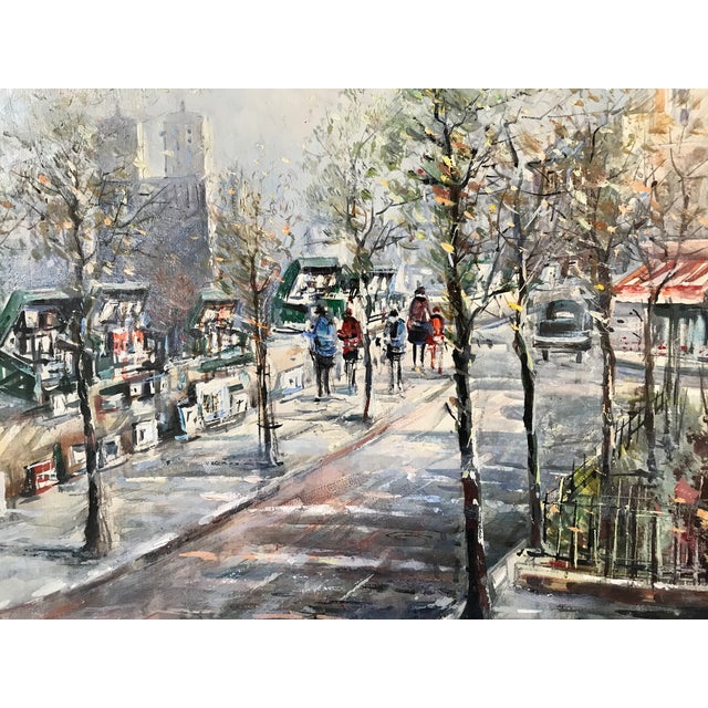 Lucien Delarue City Scene Painting Chairish
