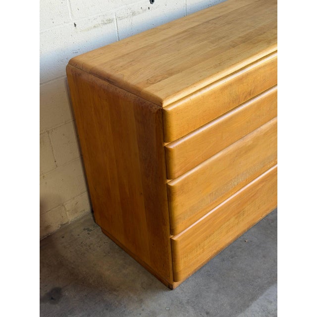 Heywood Wakefield Star Dust Maple Dresser Storage Chest Mid-Century Modern 1950s For Sale In Los Angeles - Image 6 of 10