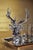 Traditional Rocky Mountain 15.5" Silver Ceramic Stag Head Figurine Statue For Sale - Image 3 of 3