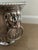 French Provincial Large 1920s Silverplate Footed Oval Urn With Lion Head Details For Sale - Image 3 of 12