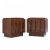 Mid-Century Modern Tobago Brutalist Mid Century Walnut Nightstands - Pair For Sale - Image 3 of 11